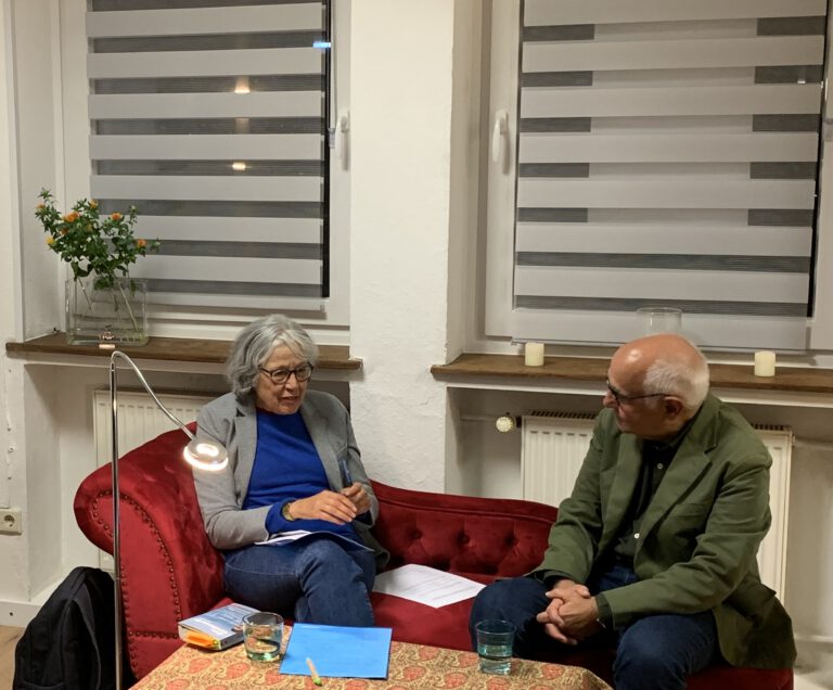 Einblicke in die Lesung am 27. September mit Nassir Djafari